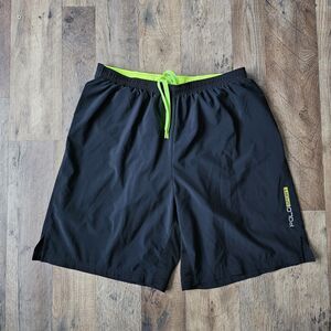 POLO Ralph Lauren Sport Shorts Men's M Black Shell Lined
